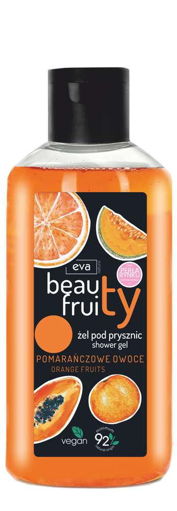 EVA NATURA BEAUTY FRUITY Żel pod prysznic pomarańczowe owoce